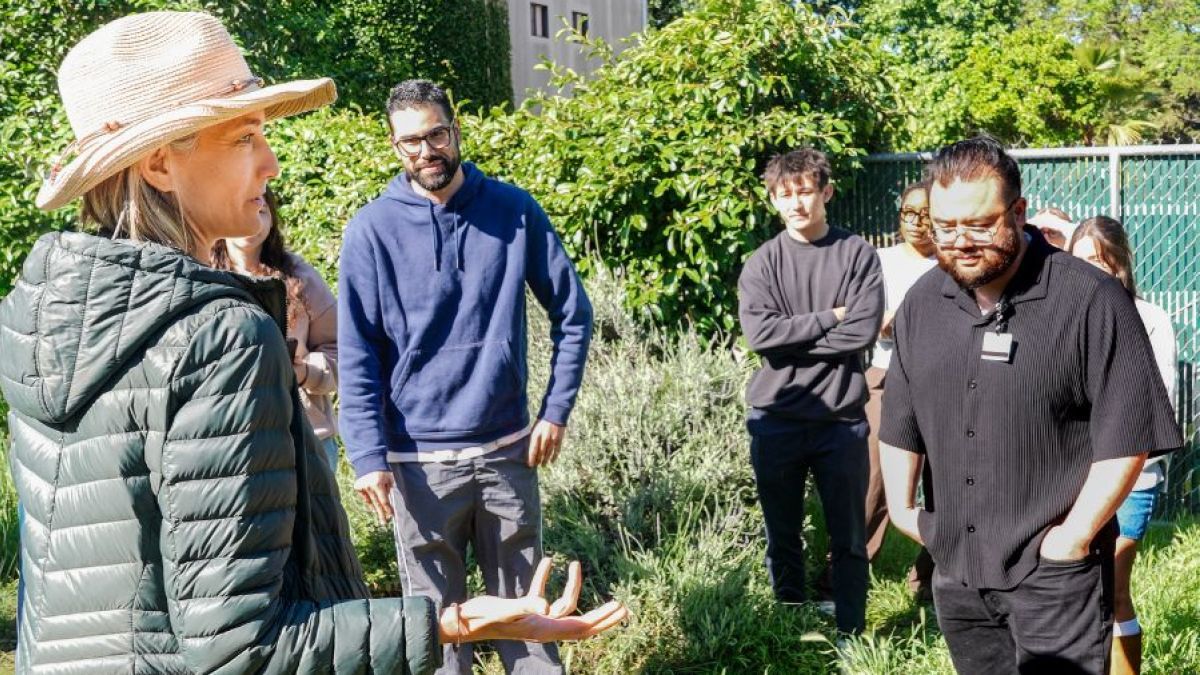 University of the Pacific Students Explore Holistic Care in Garden