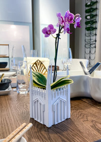 University of the Pacific Tigers Burns Tower Planter — by Zeus Collegiate