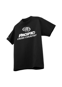 University of the Pacific Tigers Cross Country Division I T-Shirt — Black / White Print — by Zeus Collegiate