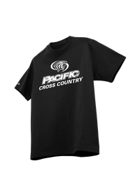 University of the Pacific Tigers Cross Country Division I T-Shirt — Black / White Print — by Zeus Collegiate