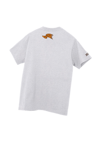 University of the Pacific Tigers T-Shirt — Ash, Back (Alt) — by Zeus Collegiate
