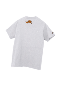 University of the Pacific Tigers T-Shirt — Ash, Back (Alt) — by Zeus Collegiate