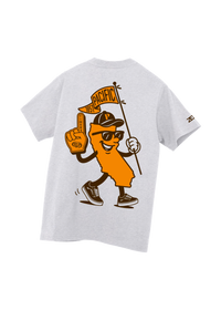 University of the Pacific Tigers T-Shirt — Ash, Back — by Zeus Collegiate