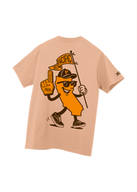 University of the Pacific Tigers T-Shirt — Clay, Back — by Zeus Collegiate