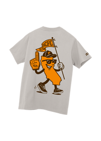 University of the Pacific Tigers T-Shirt — Ice Grey, Back — by Zeus Collegiate