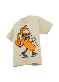 University of the Pacific Tigers T-Shirt — Sand, Front (Alt) — by Zeus Collegiate