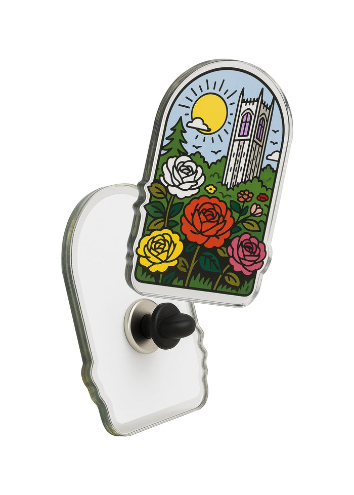 University of the Pacific Tigers SSTR Pin — Angled View — by Zeus Collegiate
