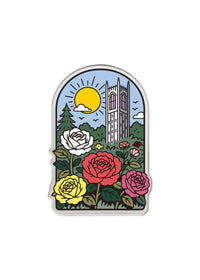 University of the Pacific Tigers Stop & Smell the Roses Pin by Zeus Collegiate