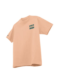 University of the Pacific Tigers Stop & Smell the Roses T-Shirt — Close-up — by Zeus Collegiate