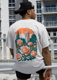 University of the Pacific Tigers Stop & Smell the Roses T-Shirt — View 13 — by Zeus Collegiate