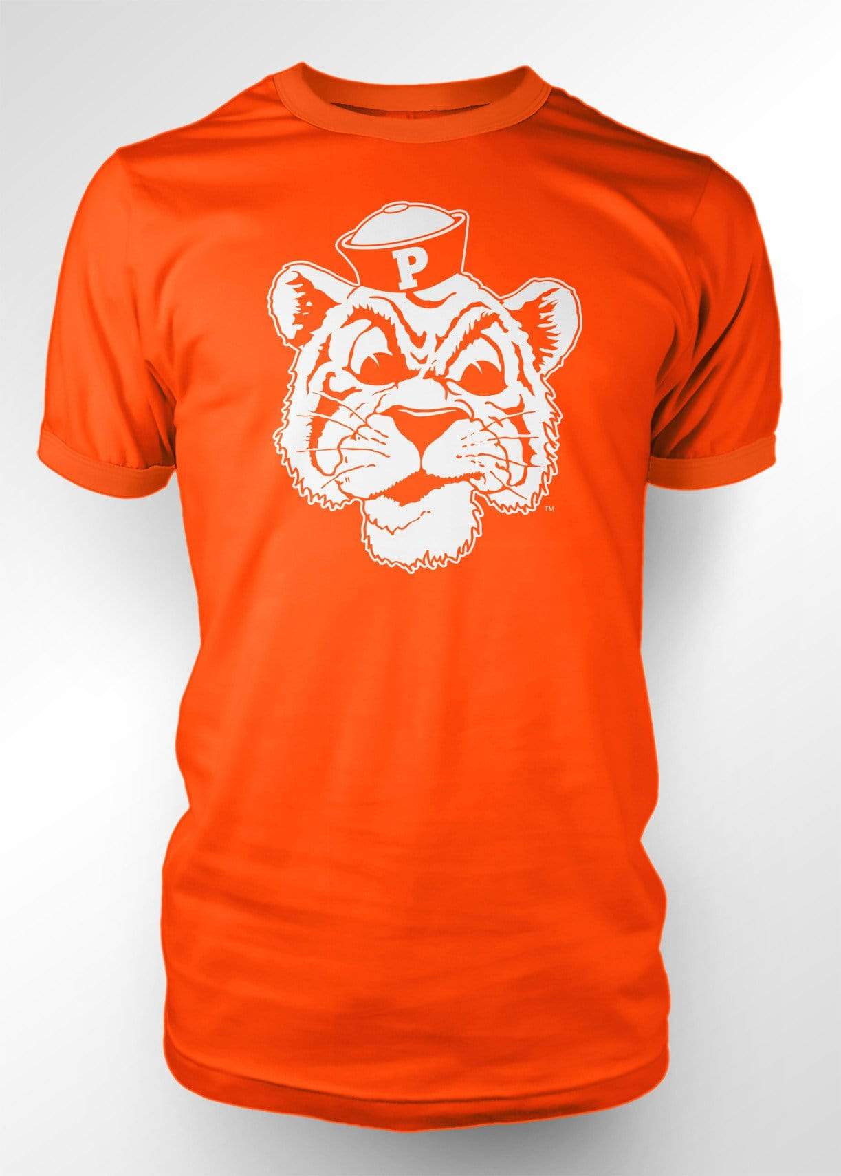 University of the Pacific Tigers Tommy Tiger Logo T-Shirt — Pacific Orange — by Zeus Collegiate