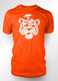 University of the Pacific Tigers Tommy Tiger Logo T-Shirt — Pacific Orange — by Zeus Collegiate