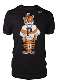 University of the Pacific Tigers Tommy Tiger Mascot T-Shirt — Black — by Zeus Collegiate