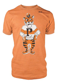 University of the Pacific Tigers Tommy Tiger Mascot T-Shirt — Orange — by Zeus Collegiate