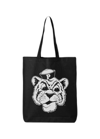 University of the Pacific Tigers Tommy Tiger Tote — Black — by Zeus Collegiate