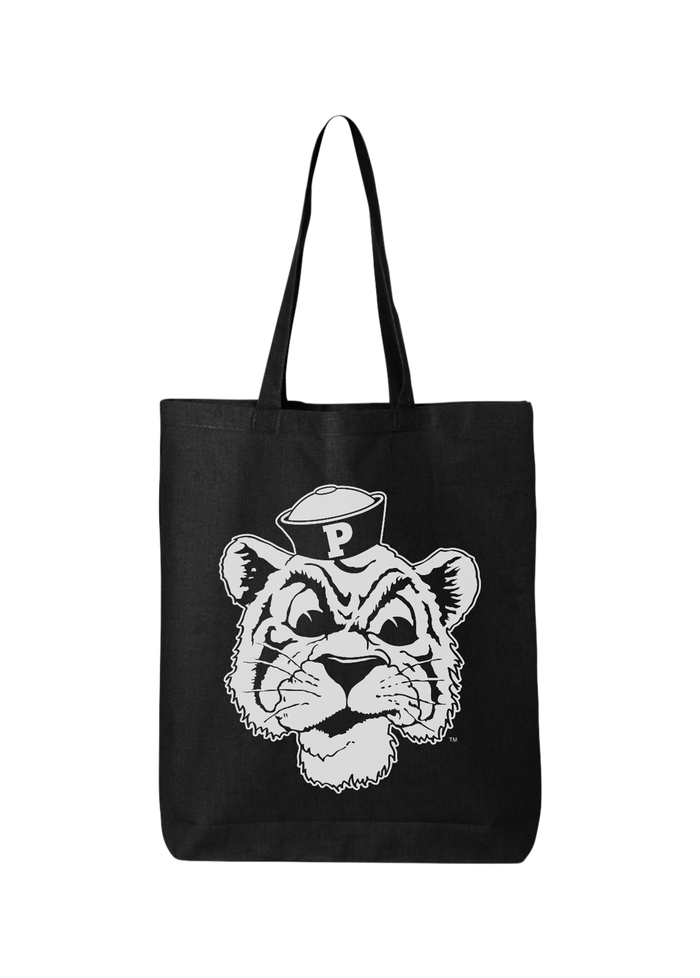 University of the Pacific Tigers Tommy Tiger Tote — Black — by Zeus Collegiate