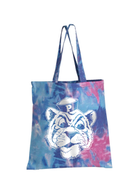 University of the Pacific Tigers Tommy Tiger Tote — Blue Tie-Dye — by Zeus Collegiate