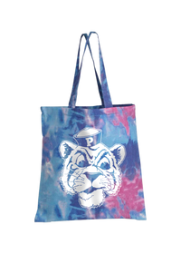 University of the Pacific Tigers Tommy Tiger Tote — Blue Tie-Dye — by Zeus Collegiate