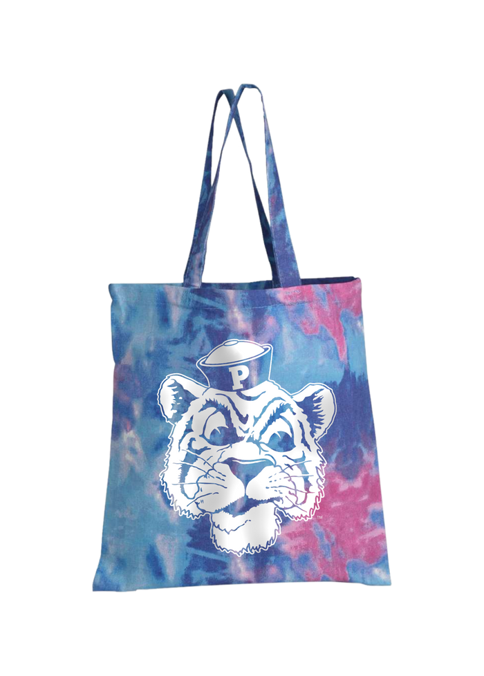 University of the Pacific Tigers Tommy Tiger Tote — Blue Tie-Dye — by Zeus Collegiate