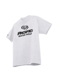 University of the Pacific Tigers Water Polo Division I T-Shirt — Ash / Black Print — by Zeus Collegiate