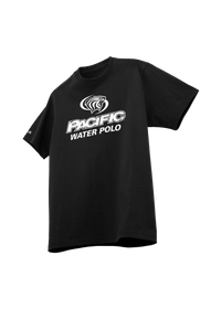 University of the Pacific Tigers Water Polo Division I T-Shirt — Black / White Print — by Zeus Collegiate