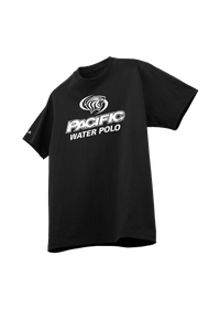 University of the Pacific Tigers Water Polo Division I T-Shirt — Black / White Print — by Zeus Collegiate