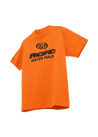 University of the Pacific Tigers Water Polo Division I T-Shirt — Orange / Black Print — by Zeus Collegiate
