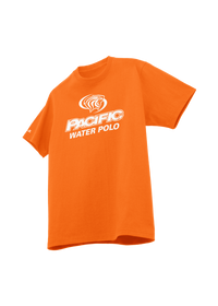 University of the Pacific Tigers Water Polo Division I T-Shirt — Orange / White Print — by Zeus Collegiate