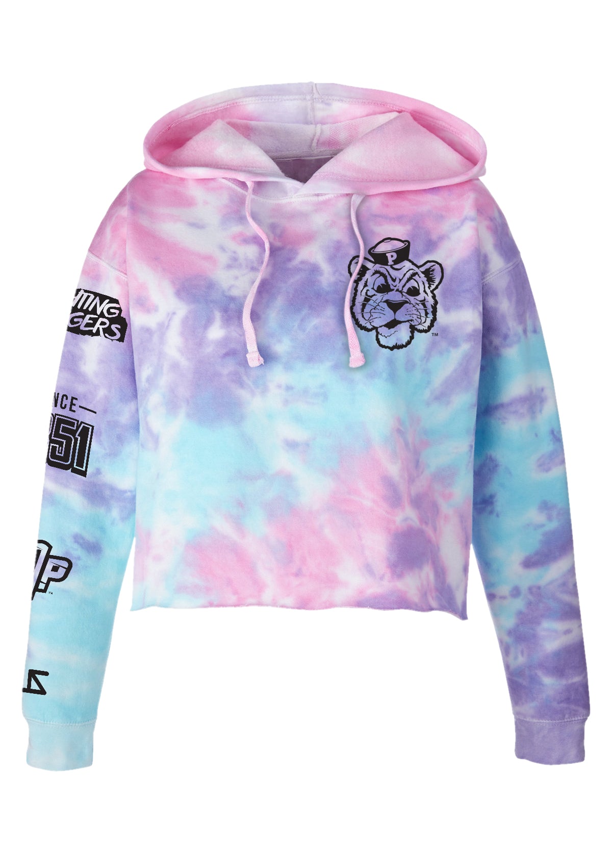 Pacific Tigers - Daydreamer Crop Hooded Sweatshirt [LIMITED EDITION]