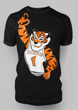 University of the Pacific Tigers #1 Tiger Powercat T-shirt by Zeus Collegiate