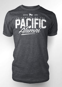 University of the Pacific Tigers Alumni Fierce T-shirt — Dark Heather — by Zeus Collegiate