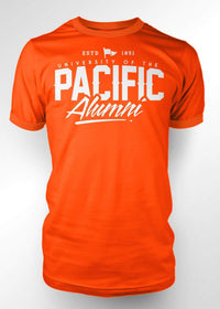 University of the Pacific Tigers Alumni Fierce T-shirt — Orange — by Zeus Collegiate