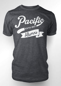 University of the Pacific Tigers Alumni Spirit T-shirt — Dark Heather — by Zeus Collegiate