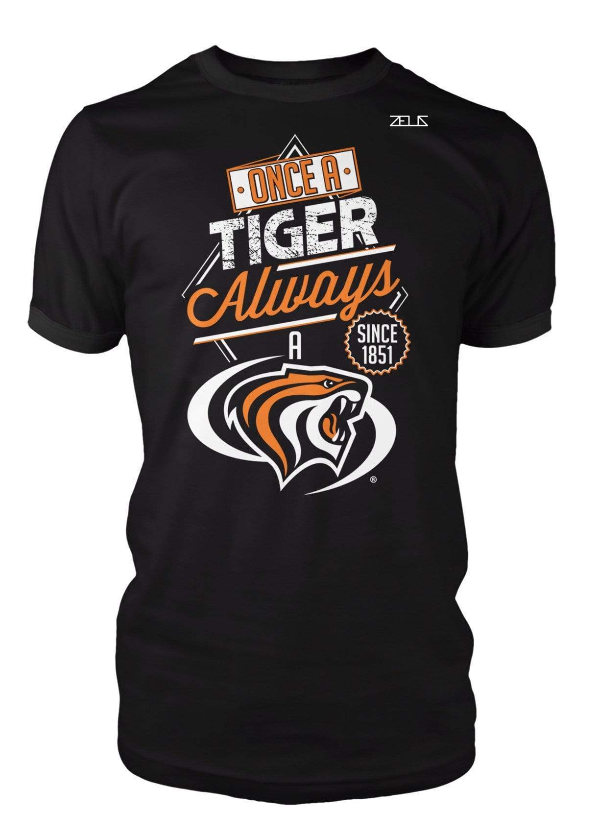 University of the Pacific Tigers Always A Tiger Powercat T-Shirt by Zeus Collegiate