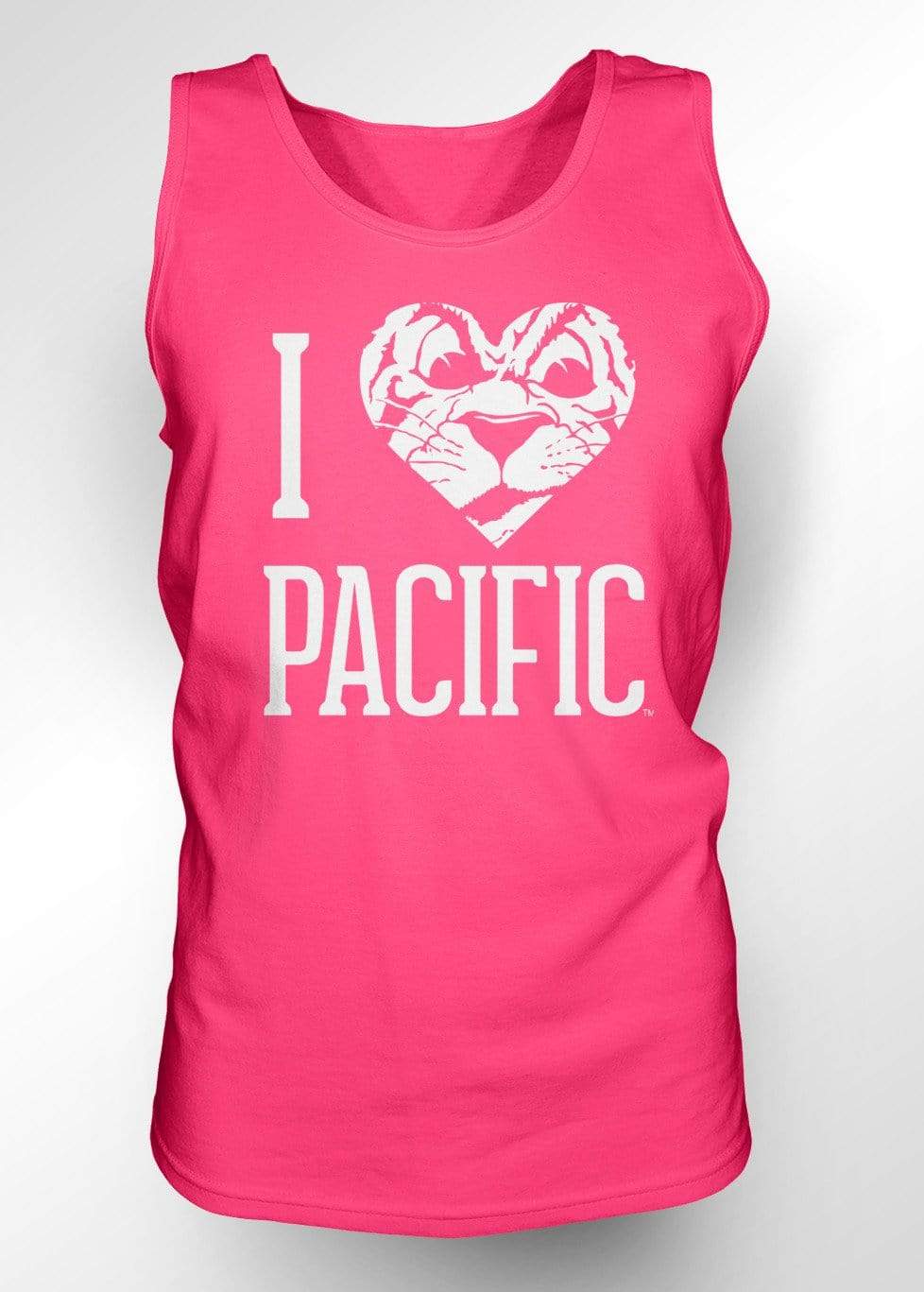 University of the Pacific Tigers I Love Pacific: Tommy Tiger Tank Top by Zeus Collegiate