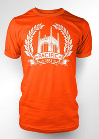 University of the Pacific Tigers Ivy T-Shirt — Orange — by Zeus Collegiate
