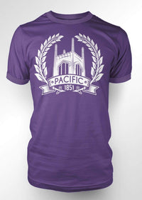 University of the Pacific Tigers Ivy T-Shirt — Purple — by Zeus Collegiate