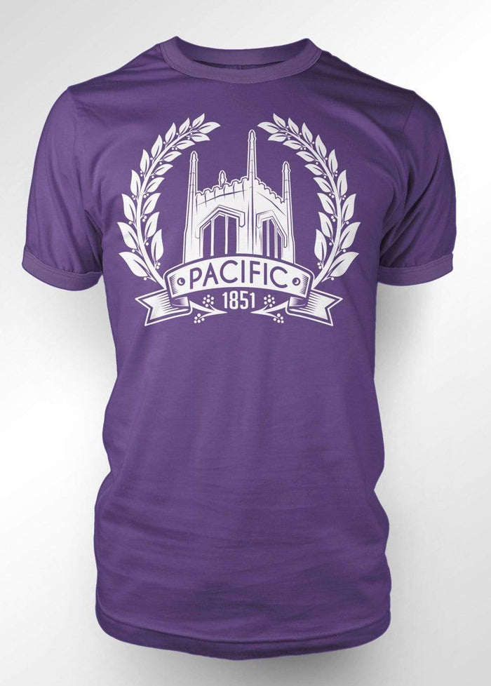 University of the Pacific Tigers Ivy T-Shirt — Purple — by Zeus Collegiate
