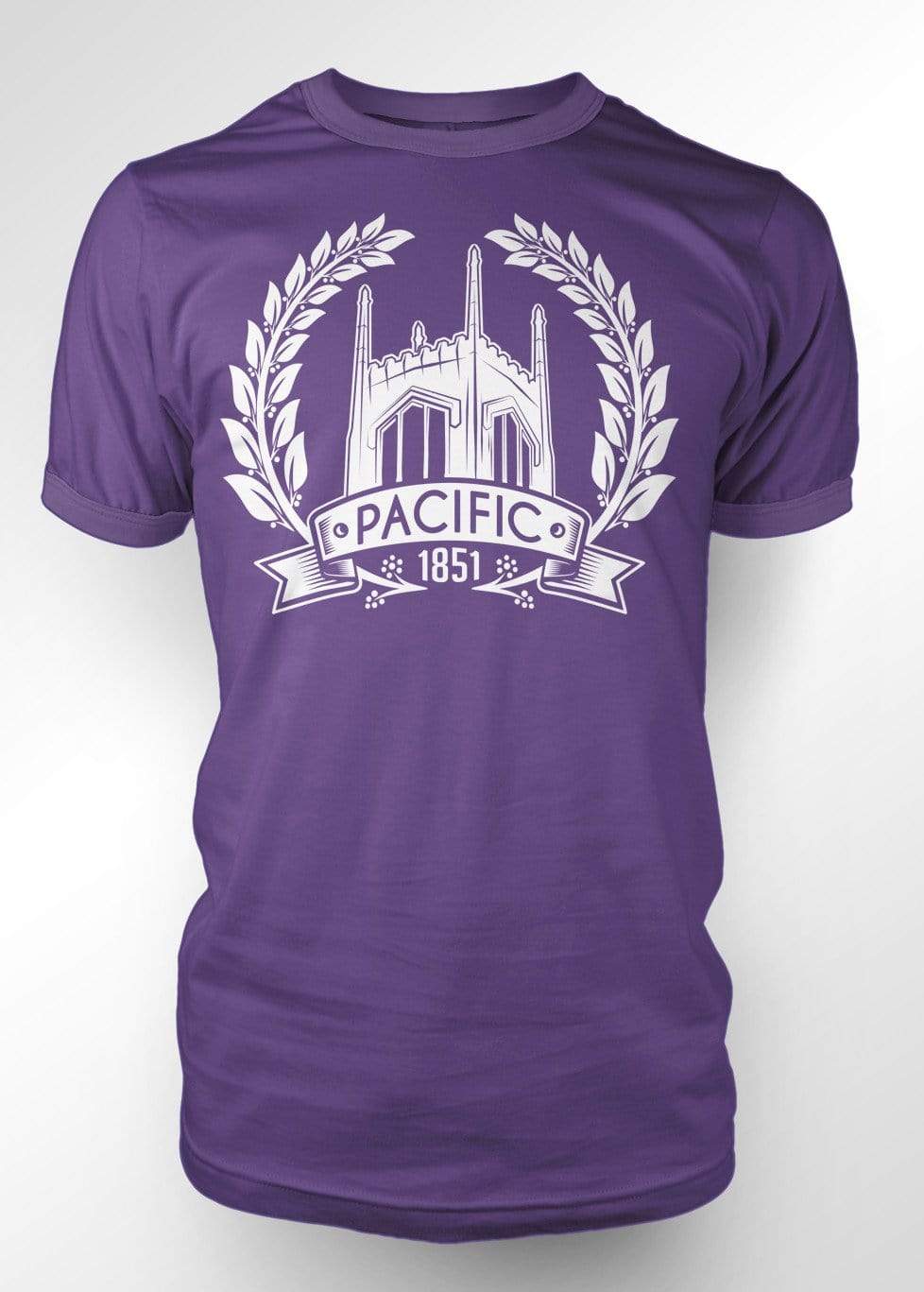 University of the Pacific Tigers Ivy T-Shirt — Purple — by Zeus Collegiate