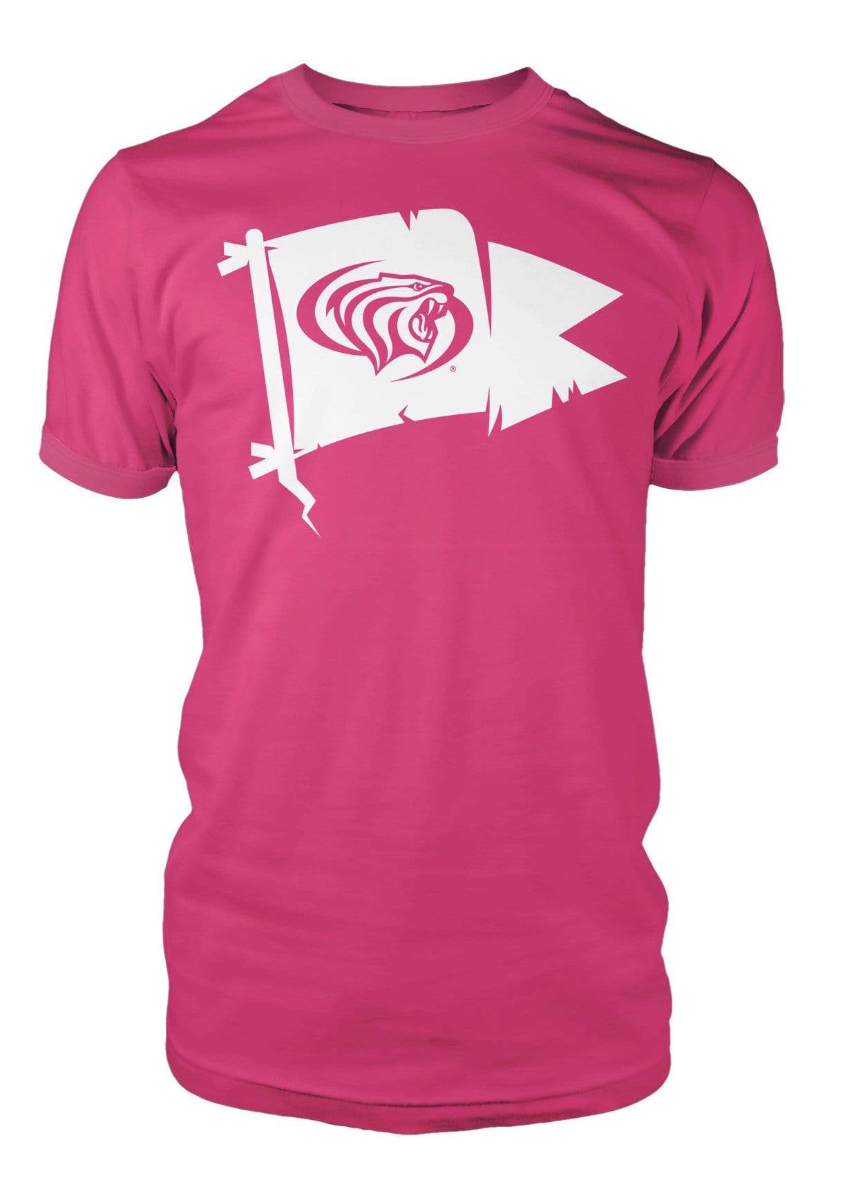 University of the Pacific Tigers Loyalty T-shirt — Hot Pink — by Zeus Collegiate