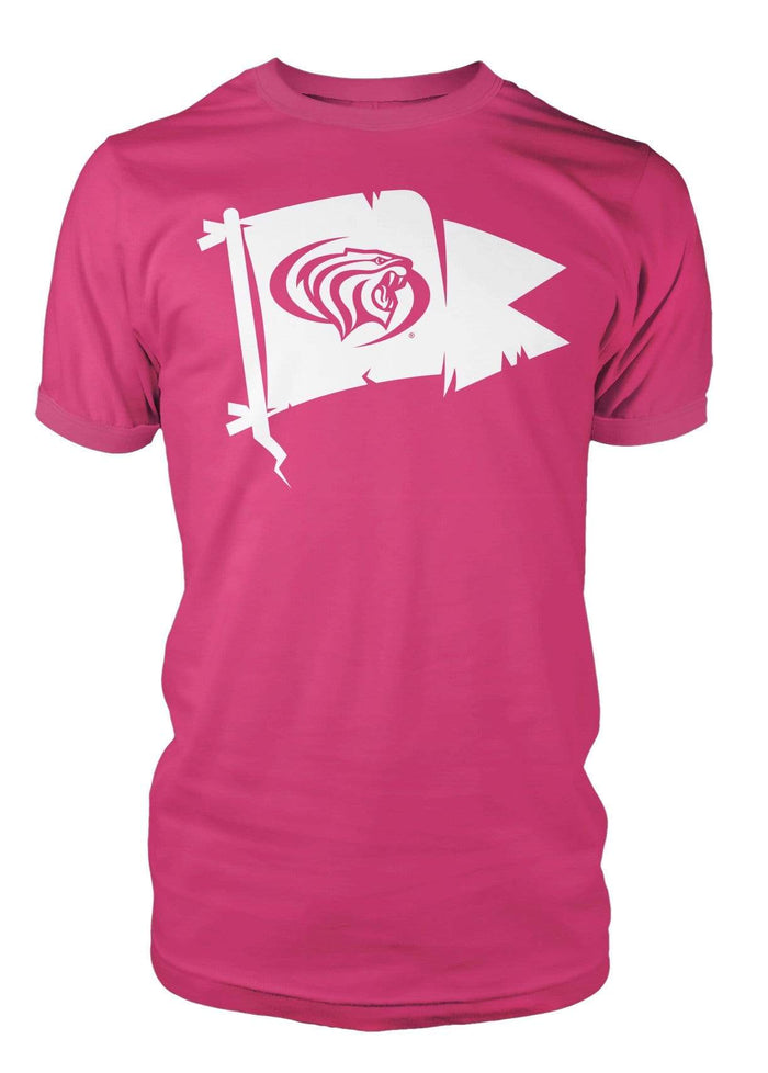 University of the Pacific Tigers Loyalty T-shirt — Hot Pink — by Zeus Collegiate