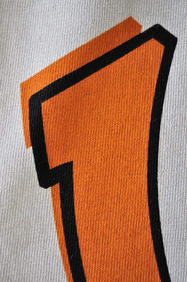 University of the Pacific Tigers Number One Powercat T-Shirt — Black — Detail View — by Zeus Collegiate
