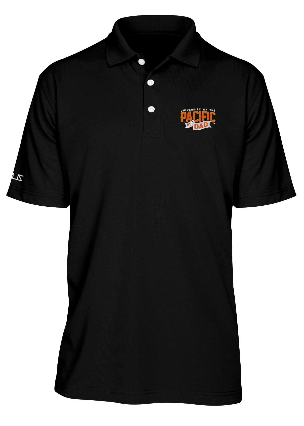 University of the Pacific Tigers Pacific #1 Dad Performance Polo Shirt by Zeus Collegiate