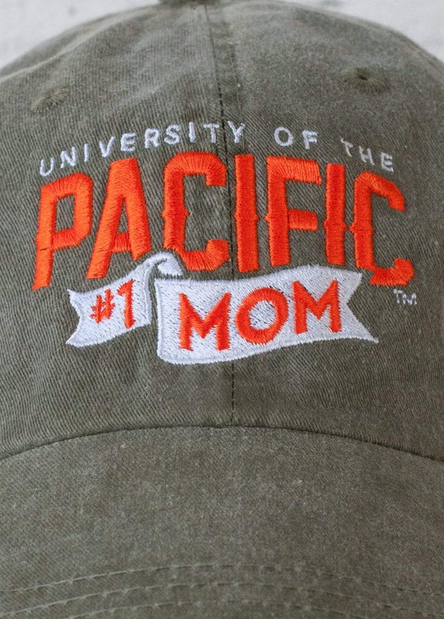 University of the Pacific Tigers Pacific #1 Mom Fadeaway Cap Hat by Zeus Collegiate
