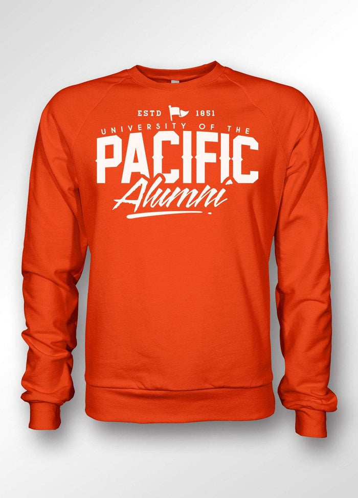 University of the Pacific Tigers Pacific Alumni Crewneck Sweatshirt by Zeus Collegiate