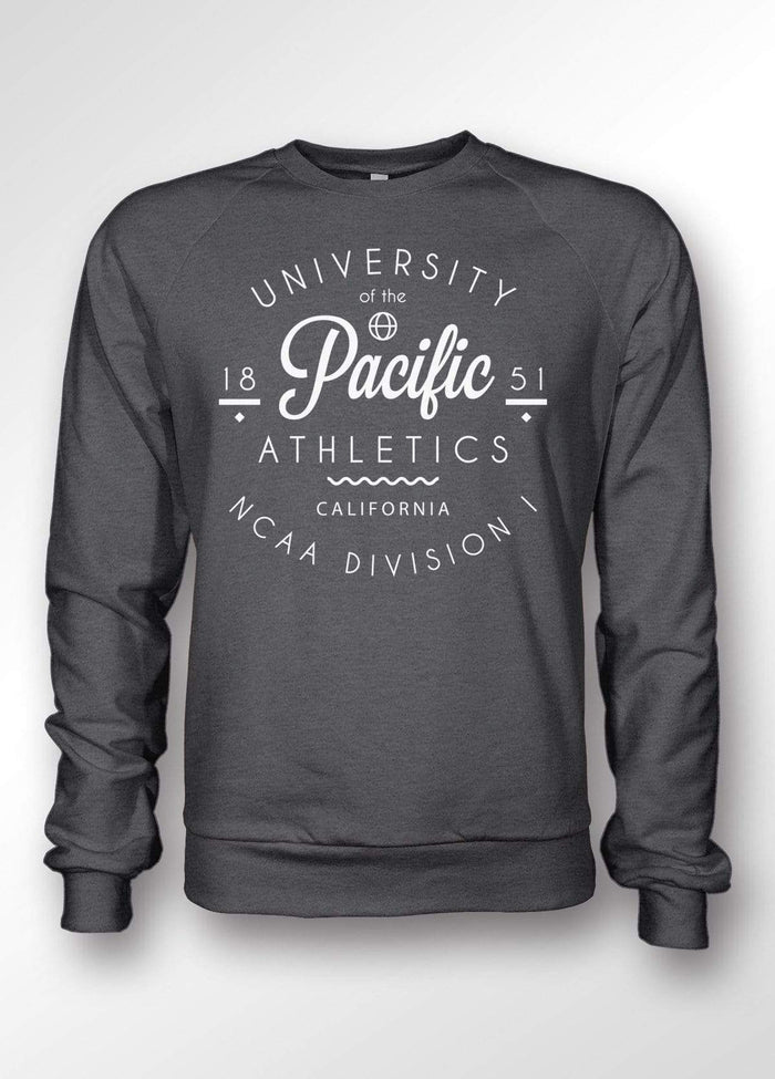 University of the Pacific Tigers Pacific Athletics Crewneck Sweatshirt by Zeus Collegiate