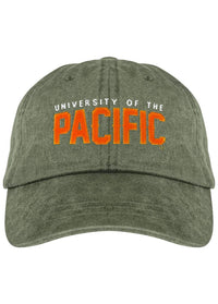 University of the Pacific Tigers Pacific Fierce Fadeaway Cap Hat by Zeus Collegiate