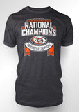 University of the Pacific Tigers Rugby National Champions 2015 T-shirt by Zeus Collegiate
