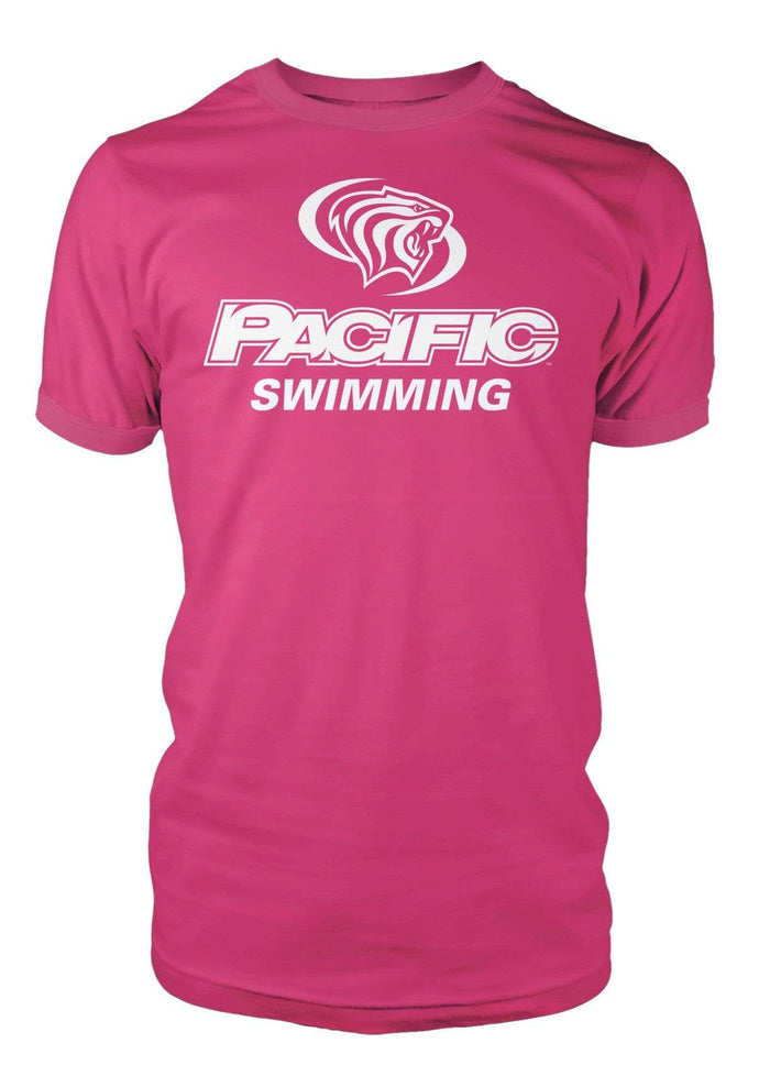 University of the Pacific Tigers Swimming Division I T-shirt by Zeus Collegiate