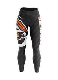 University of the Pacific Tigers Undefeated Leggings by Zeus Collegiate